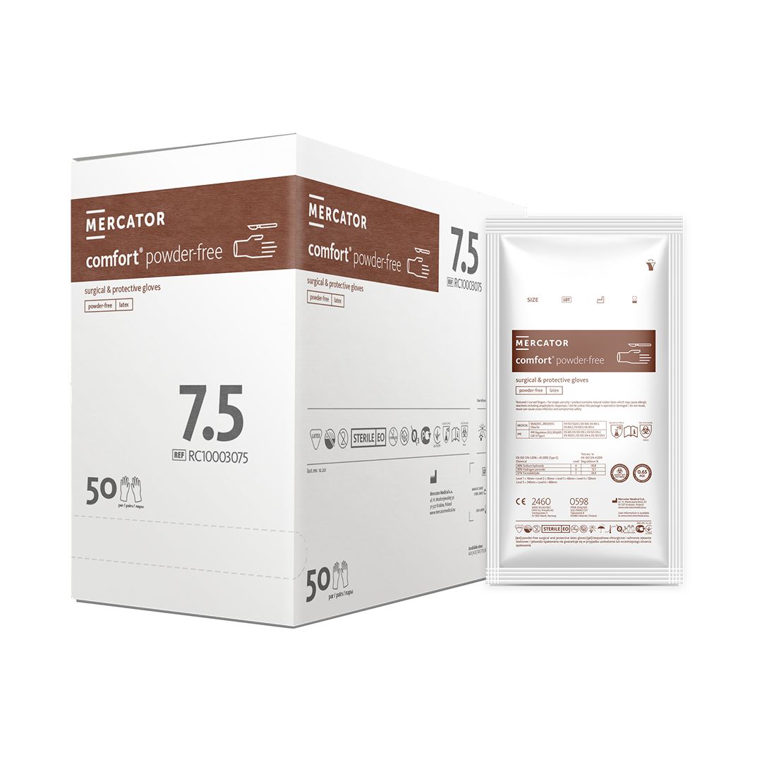 Comfort® Sterile – hipalergichni bez pudra Comfort® Sterile – хипоалергични стерилни ръкавици без пудра - Image 1