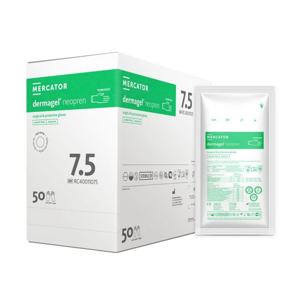 Dermagel® Neopren Sterile – медицински стерилни ръкавици без латекс