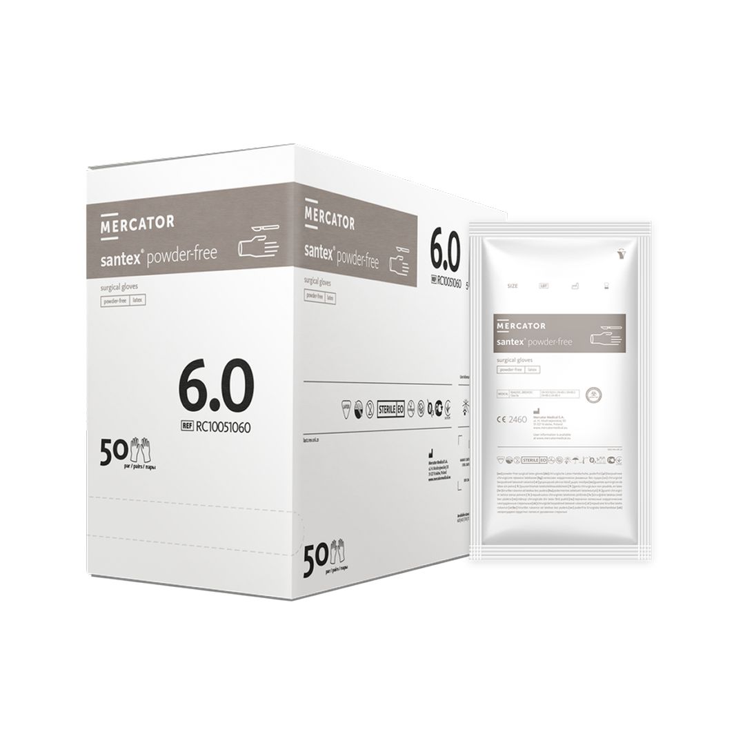 Frame 4 (5) Santex® Sterile Hypoallergenic – стерилни хипоалергични латексови ръкавици без пудра - Image 1