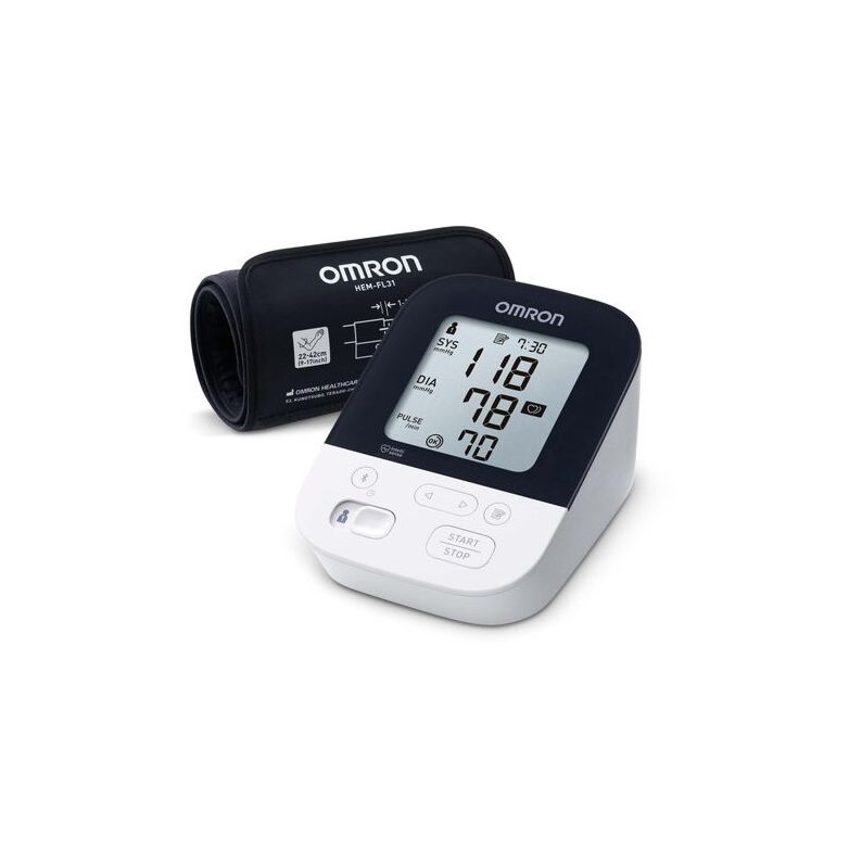 OMRON М4 INTELLI IT OMRON M4 Intelli IT – смарт апарат за кръвно налягане с Bluetooth и Intelli Wrap маншет - Image 1